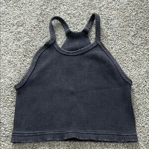 Free People Ribbed Crop Tank Top